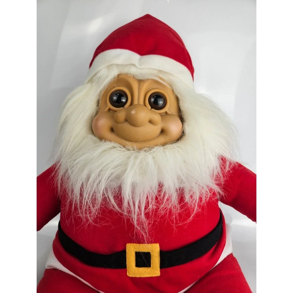 Vintage Russ Berrie Troll‎ Kidz Jumbo Mr. Santa Christmas Holiday Decor Rare!